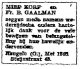 Huwelijk Miep Korf en Fr. B. Gaalman