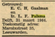 Huwelijksbericht Louis Palsma x El Gaalman