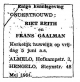 Ondertrouw Frans Gaalman en Riet Reith